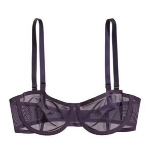 Cuup The Balconette Mesh Bra in Dusk 40F